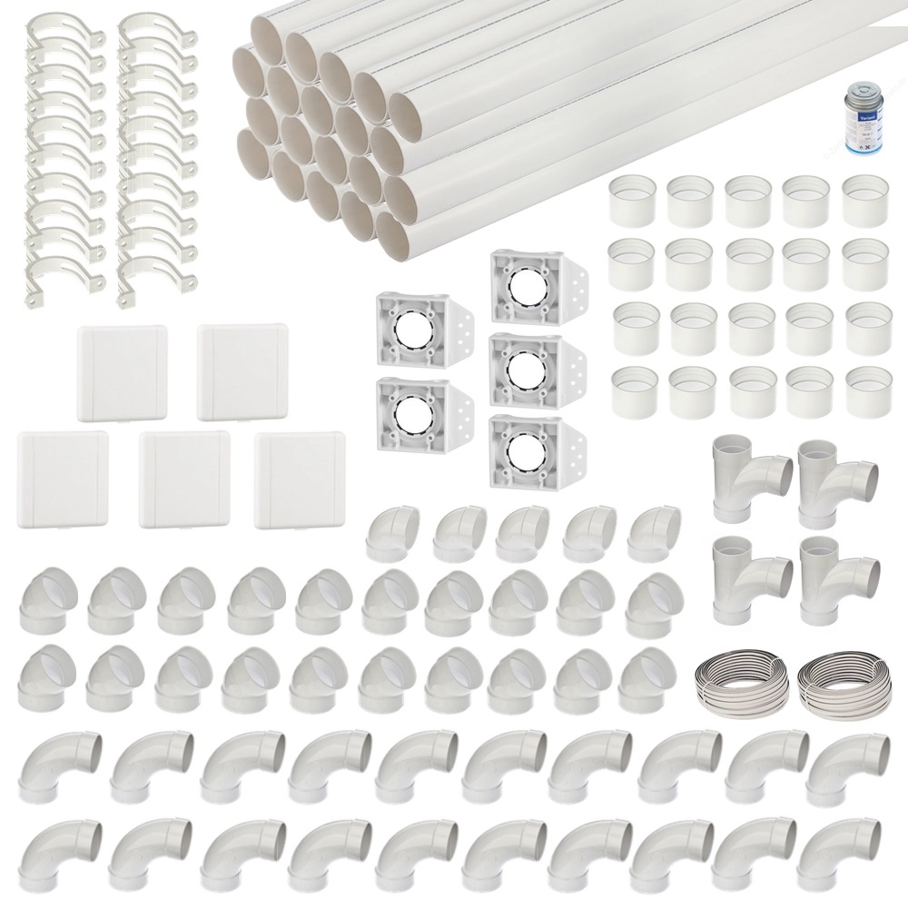 Installations Set 30m - 5 Saugdosen ES Installations Set 30m - 5 Saugdosen ES